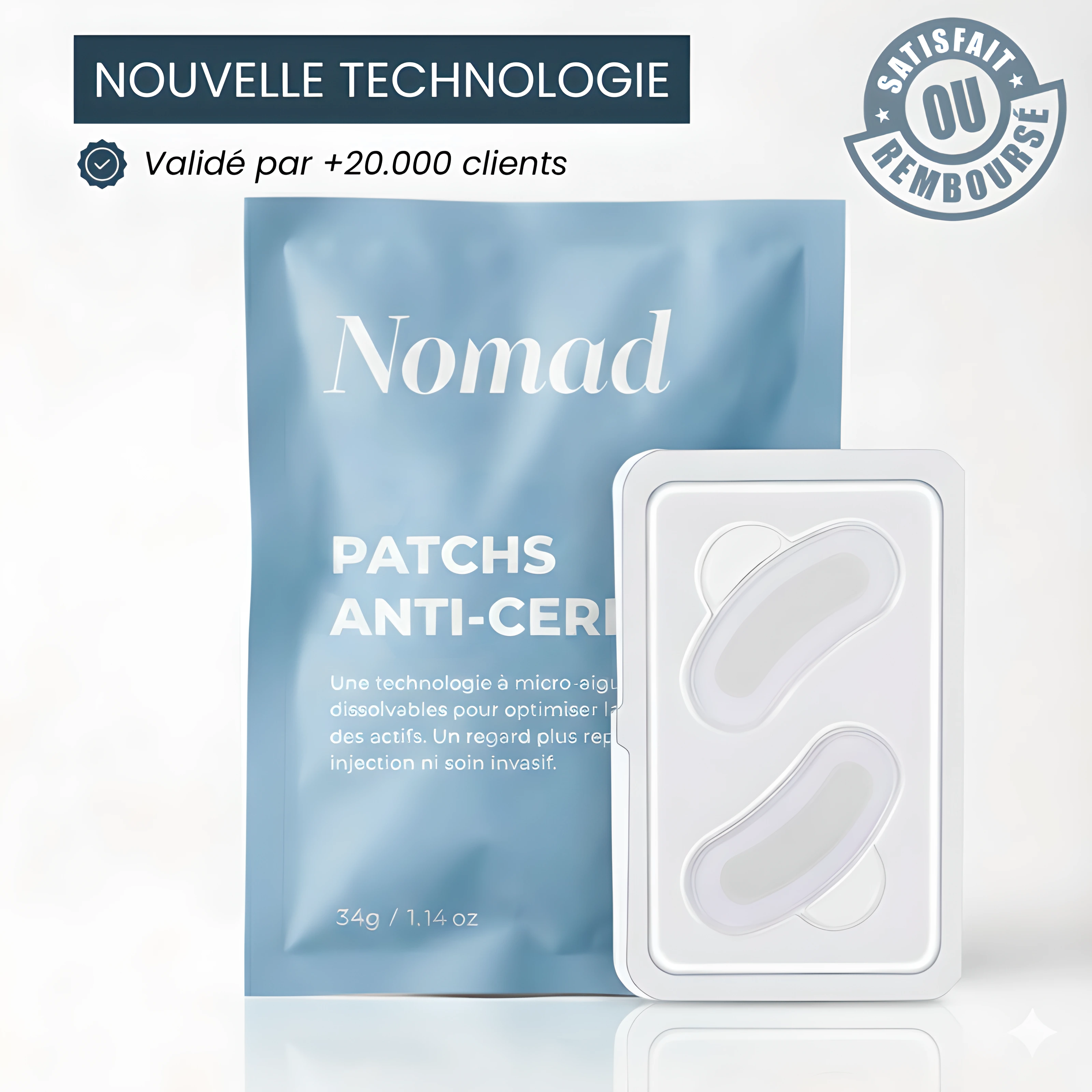 Patchs Anti-Cernes Nouvelle Génération -